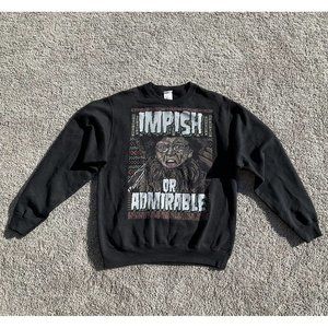 Port Company Men’s The Office Dwight Ugly Christmas Sweater Sz Medium Black